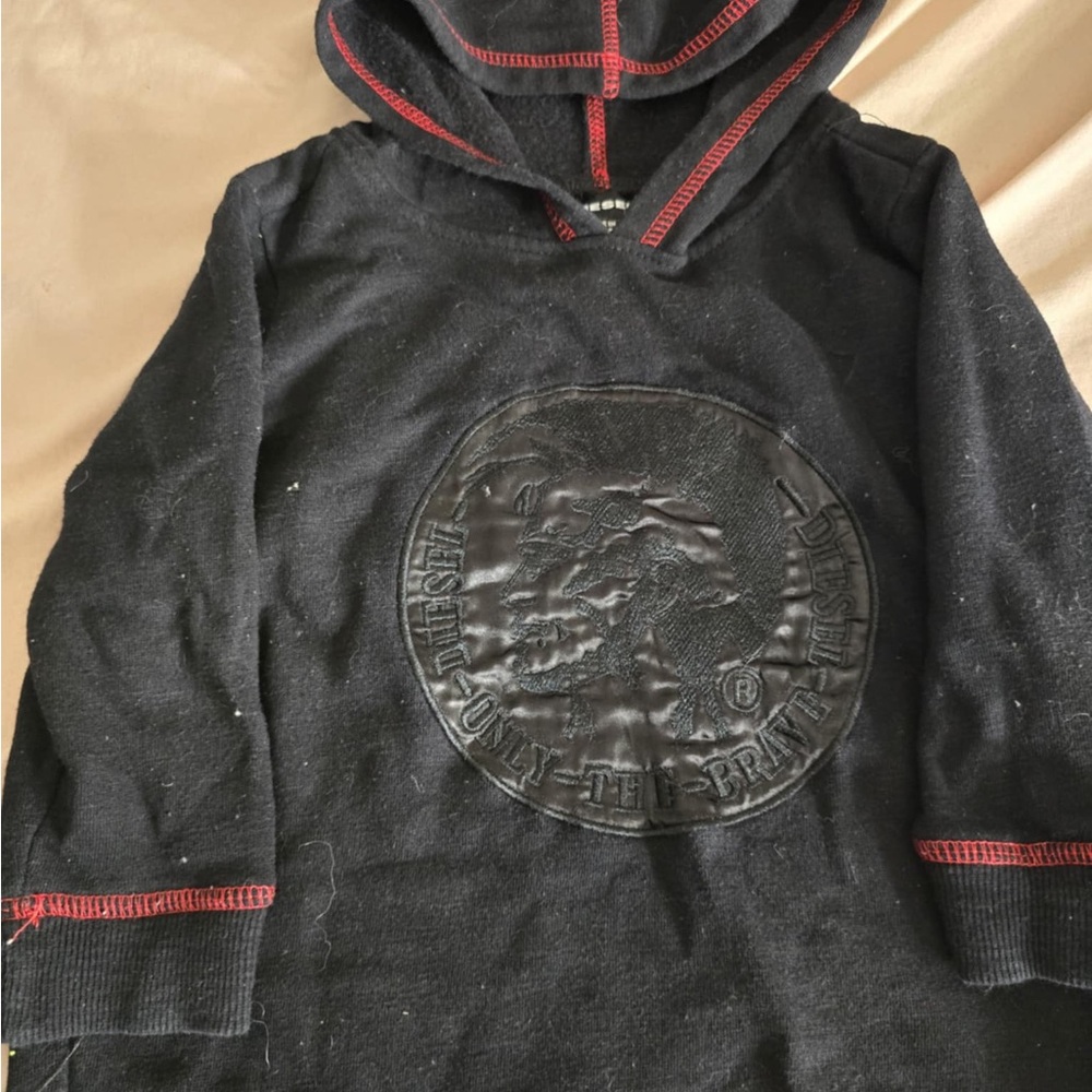 Diesel black with Red Stitching jogger set